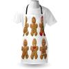 Ambesonne Multicolor Aprons(Brown Green)