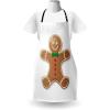 Ambesonne Multicolor Aprons(Caramel Green and Red)