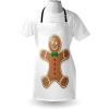 Ambesonne Multicolor Aprons(Caramel Green and Red)