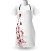 Ambesonne Multicolor Aprons(Dark Pink White)