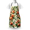 Ambesonne Multicolor Aprons(Fern Green Salmon White)