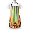 Ambesonne Multicolor Aprons(Green Brown)