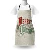 Ambesonne Multicolor Aprons(Green Eggshell)