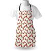 Ambesonne Multicolor Aprons(Green Red)
