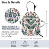 Ambesonne Multicolor Aprons(Green White Multicolor)