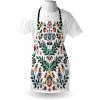 Ambesonne Multicolor Aprons(Green White Multicolor)