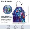 Ambesonne Multicolor Aprons(Indigo)