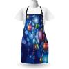 Ambesonne Multicolor Aprons(Indigo)