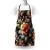 Ambesonne Multicolor Aprons(Khaki Coral Olive Green)