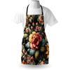 Ambesonne Multicolor Aprons(Khaki Coral Olive Green)