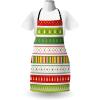 Ambesonne Multicolor Aprons(Lime Green Yellow Red)