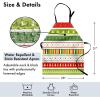 Ambesonne Multicolor Aprons(Lime Green Yellow Red)
