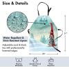 Ambesonne Multicolor Aprons(Mint Green)