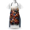 Ambesonne Multicolor Aprons(Multicolor Blue Grey)