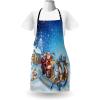 Ambesonne Multicolor Aprons(Navy Blue)