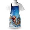 Ambesonne Multicolor Aprons(Navy Blue)