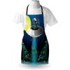 Ambesonne Multicolor Aprons(Navy Green)