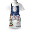 Ambesonne Multicolor Aprons(Navy White)