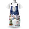 Ambesonne Multicolor Aprons(Navy White)