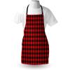 Ambesonne Multicolor Aprons(Orange Black)