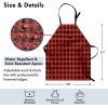 Ambesonne Multicolor Aprons(Orange Black)
