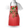 Ambesonne Multicolor Aprons(Pale Ruby)
