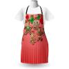 Ambesonne Multicolor Aprons(Pale Ruby)