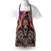 Ambesonne Multicolor Aprons(Purple Orange Beige)