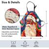 Ambesonne Multicolor Aprons(Purple and Multicolor)