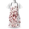 Ambesonne Multicolor Aprons(Red White)