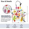Ambesonne Multicolor Aprons(Red Yellow)