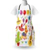 Ambesonne Multicolor Aprons(Red Yellow)