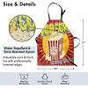 Ambesonne Multicolor Aprons(Ruby Yellow)