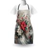 Ambesonne Multicolor Aprons(Slate Blue and Dark Coral)
