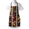 Ambesonne Multicolor Aprons(Slate Brown Multicolor)