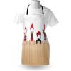 Ambesonne Multicolor Aprons(Tan Red)