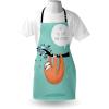 Ambesonne Multicolor Aprons(Teal Orange)