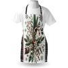 Ambesonne Multicolor Aprons(Vermilion Beige Green)