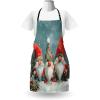 Ambesonne Multicolor Aprons(Vermilion Blue Grey Grey)