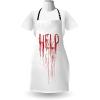 Ambesonne Multicolor Aprons(White Vermilion)