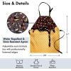 Ambesonne Multicolor Aprons(Yellow Brown)