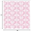 Ambesonne Pink Shower Curtain, Grunge Design Neutral Colors Boho Diamont Look Rhombus Pattern Abstract Art, Cloth Fabric Bathroom Decor Set with Hooks, 69″ W x 70″ L, Soft Pink Blush White(Soft Pink Pale Mauve)