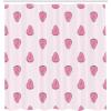 Ambesonne Pink Shower Curtain, Grunge Design Neutral Colors Boho Diamont Look Rhombus Pattern Abstract Art, Cloth Fabric Bathroom Decor Set with Hooks, 69″ W x 70″ L, Soft Pink Blush White(Pastel Pink White)