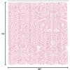 Ambesonne Pink Shower Curtain, Grunge Design Neutral Colors Boho Diamont Look Rhombus Pattern Abstract Art, Cloth Fabric Bathroom Decor Set with Hooks, 69″ W x 70″ L, Soft Pink Blush White(Soft Pink White Blush)