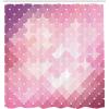 Ambesonne Pink Shower Curtain, Grunge Design Neutral Colors Boho Diamont Look Rhombus Pattern Abstract Art, Cloth Fabric Bathroom Decor Set with Hooks, 69″ W x 70″ L, Soft Pink Blush White(Pastel Pink Mauve Taupe)