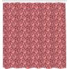 Ambesonne Pink Shower Curtain, Zigzag Look Pattern of Continuous Diamond Motifs Abstract Bohemian Print, Cloth Fabric Bathroom Decor Set with Hooks, 69″ W x 70″ L, Pale Fuchsia Soft Pink(Pastel Pink and Pale Maroon)