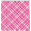 Ambesonne Pink Shower Curtain, Zigzag Look Pattern of Continuous Diamond Motifs Abstract Bohemian Print, Cloth Fabric Bathroom Decor Set with Hooks, 69″ W x 70″ L, Pale Fuchsia Soft Pink(Pale Fuchsia Pink)