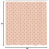 Ambesonne Pink Shower Curtain, Zigzag Look Pattern of Continuous Diamond Motifs Abstract Bohemian Print, Cloth Fabric Bathroom Decor Set with Hooks, 69″ W x 70″ L, Pale Fuchsia Soft Pink(Pale Fuchsia Beige)