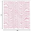 Ambesonne Pink Shower Curtain, Zigzag Look Pattern of Continuous Diamond Motifs Abstract Bohemian Print, Cloth Fabric Bathroom Decor Set with Hooks, 69″ W x 70″ L, Pale Fuchsia Soft Pink(Pale Rose Pastel Pink)