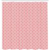 Ambesonne Pink Shower Curtain, Zigzag Look Pattern of Continuous Diamond Motifs Abstract Bohemian Print, Cloth Fabric Bathroom Decor Set with Hooks, 69″ W x 70″ L, Pale Fuchsia Soft Pink(Pale Rose Blush White)